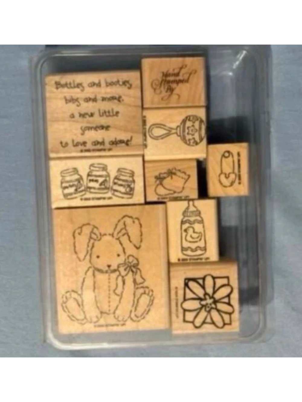 Stampin' Up! A New Little Someone Wood-Mounted Rubber Stamp Set